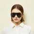 Oversized Metal  Women  and Men Sunglasses Oviedo
